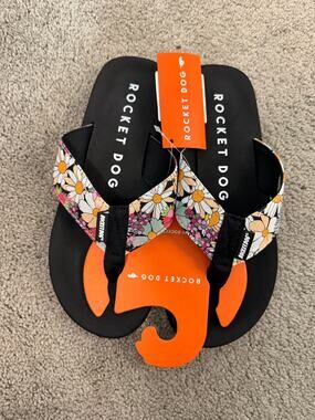 New Rocket Dog Women's Floral Slide Sandals Size 8